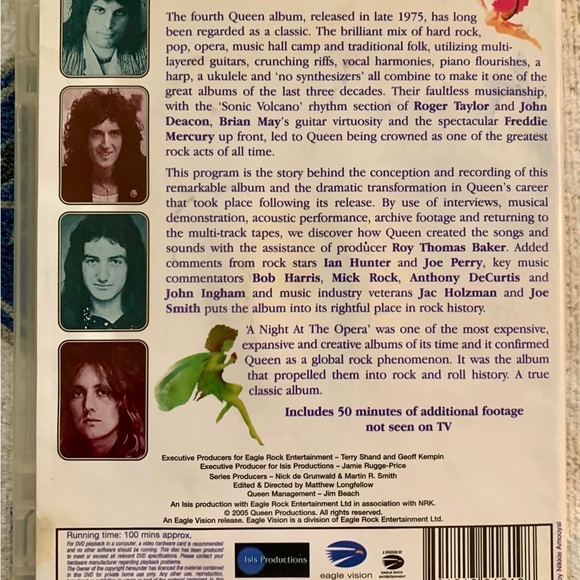 Queen DVD - Rock Opera - Picture 2 of 2